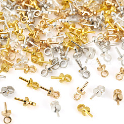 332Pcs 4 Colors Brass Cup Peg Bails Pendants&nbsp;KK-TA0003-45