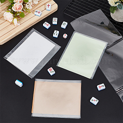 PVC麻雀保護ケース4個  長方形  透明  135x483x0.5mm&nbsp;AJEW-WH0314-895