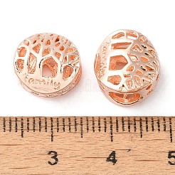 Rack Plating Alloy European Beads&nbsp;PALLOY-S189-08RG