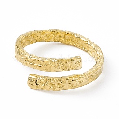 Ion Plating(IP) 304 Stainless Steel Cuff Ring for Women&nbsp;RJEW-C060-35G