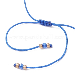 Glass & Seed Beads Braided Bead Bracelets&nbsp;BJEW-MZ00283-01