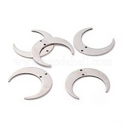 201 Stainless Steel 2-Loop Link Charms&nbsp;X-STAS-N090-LA039-P
