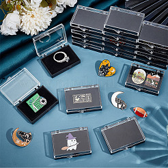 Rectangle Plastic Badge Storage Box&nbsp;LS-CON-WH0001-23