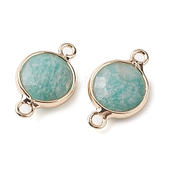 Natural Amazonite Connector Charms&nbsp;G-C102-09I-G