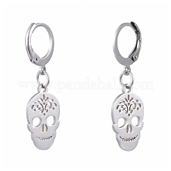 Tarnish Resistant 304 Stainless Steel Leverback Earrings&nbsp;EJEW-JE04185-04
