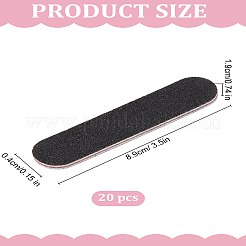 20Pcs Wood Double-sided Nail Art Manicure Buffer Files&nbsp;MRMJ-LP0004-13