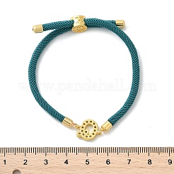 Adjustable Nylon Cord Bracelets&nbsp;X-BJEW-C096-01G-17