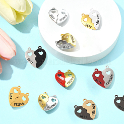 10 Sets Spray Painted Alloy Split Pendants&nbsp;FIND-FS0004-20