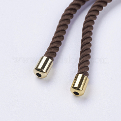 Nylon Twisted Cord Bracelet Making&nbsp;X-MAK-F018-14G-RS