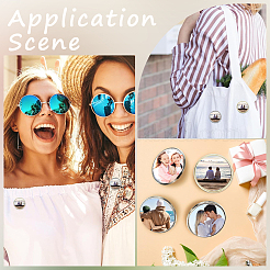 10 Sets Sublimation Blank Brooch Pins&nbsp;FIND-SP0004-08A