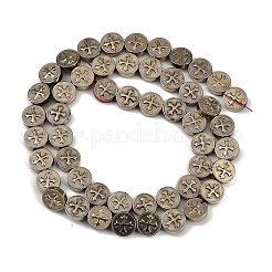 Electroplated Synthetic Non-magnetic Hematite Beads Strands&nbsp;G-K375-B02-08