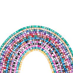 13 Strands 13 Colors Handmade Polymer Clay Beads Strands&nbsp;CLAY-SZ0001-18