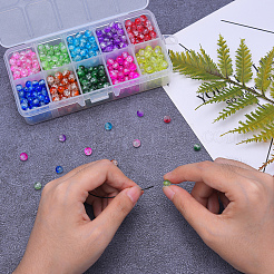 700Pcs 10 Colors Baking Paint Crackle Glass Bead&nbsp;CCG-CJ0001-01