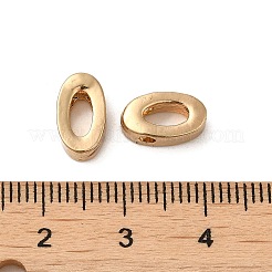 金メッキ合金ビーズ  頭文字  文字.o  10x3mm  穴：1.8mm&nbsp;PALLOY-CJC0001-64KCG-O