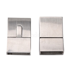 変色しにくい304ステンレススチール製バヨネット留め具  長方形  ステンレス鋼色  29.5x18x8mm  穴：5x16mm&nbsp;STAS-G143-39P