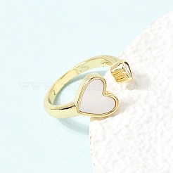 Brass Micro Pave Cubic Zirconia Open Cuff Rings&nbsp;CU-CBA4898-08G-02