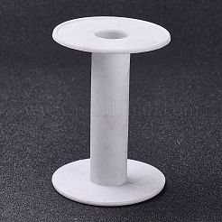 （訳あり商品）  ワイヤーのためのプラスチック製の空のスプール  スレッドボビン  ホワイト  6.9x9.45cm&nbsp;TOOL-XCP0001-44