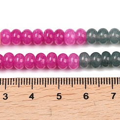 Natural Dyed White Jade & Synthetic Shoushan Stone Beads Strands&nbsp;G-Z135-C09