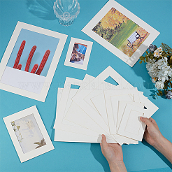 48Pcs 8 Styles Rectangle Paper Picture Frame Accessories&nbsp;AJEW-OC0013-98