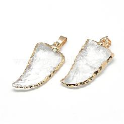 Natural Quartz Crystal Pendants&nbsp;G-Q492-01
