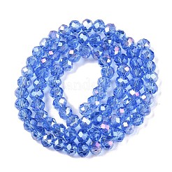Electroplate Glass Beads Strands&nbsp;LS-EGLA-A044-T6mm-B14