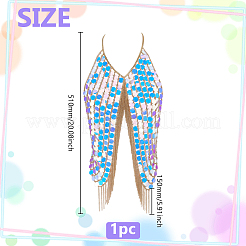 1Pc Flat Round Acrylic Sequin Body Chains&nbsp;AJEW-GA0010-40