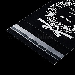 Christmas Theme Plastic Bakeware Bag&nbsp;OPP-Q004-03G