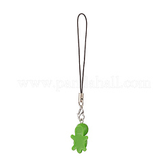 Resin Tortoise Pendant Mobile Straps&nbsp;HJEW-JM00876