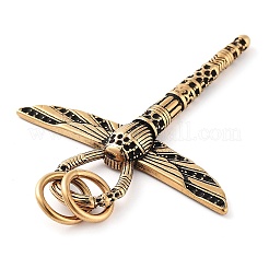 Ion Plating(IP) Tibetan Style 304 Stainless Steel Pendants&nbsp;STAS-R225-13AG