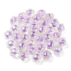 UV Plating Rainbow Iridescent Acrylic Beads&nbsp;OACR-A014-03B