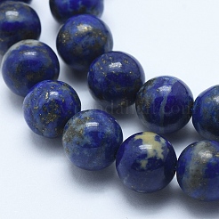 Natural Lapis Lazuli Beads Strands&nbsp;X-G-E483-17-8mm