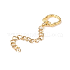 Ion Plating(IP) 304 Stainless Steel Curb Chain Extenders&nbsp;FIND-JF00108