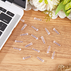 80 個のプラスチックモバイル防塵プラグ  透明  16mm&nbsp;FIND-CN0001-96