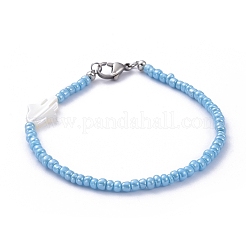 Glass Seed Bead Beaded Bracelets&nbsp;BJEW-JB05255
