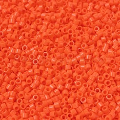 MIYUKIデリカビーズ  シリンダー  日本製シードビーズ  11/0  （db0722)不透明なオレンジ  1.3x1.6mm  穴：0.8mm  約10000個/袋  50 G /袋&nbsp;SEED-X0054-DB0722