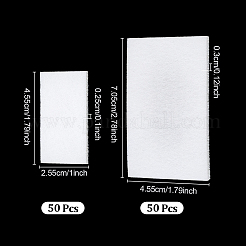 100Pcs 2 Styles Cotton Perfume Pads&nbsp;AJEW-NB0006-98