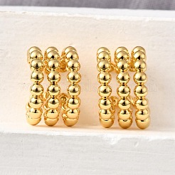Brass Cuff Earrings&nbsp;EJEW-K309-14G