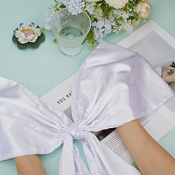 布飾り  結婚式のパーティーの装飾に  蝶結び  ホワイト  930x600x33mm&nbsp;AJEW-WH0596-426B