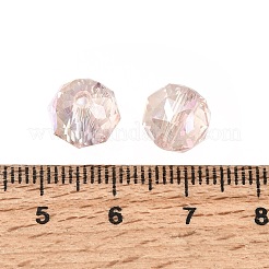 Electroplate Transparent Round Glass Beads&nbsp;GL-CBA6A73-AB08