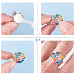 Glass Cabochons&nbsp;GLAA-SC0001-03B