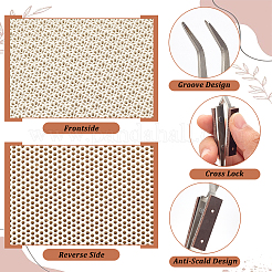 2Pcs 2 Styles Jewlery Honeycomb Quartz Soldering Board&nbsp;FIND-BC0013-39