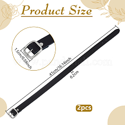 Adjustable Leather Chain Belts&nbsp;AJEW-WH0696-727