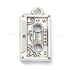 チベット風合金カセットテープペンダント  アンティークシルバー  23x12x2mm  穴：2.3mm&nbsp;PALLOY-D203-01AS