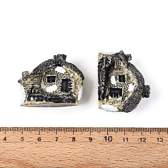 Resin Imitation Stone House Display Decorations&nbsp;DJEW-WH0015-171G