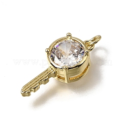 Brass Glass Pendants&nbsp;KK-C262-50G