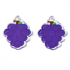 Autumn Theme Translucent Acrylic Pendants&nbsp;TACR-N013-001