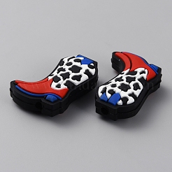Cowboy Boot Silicone Focal Beads&nbsp;SIL-WH0020-01B