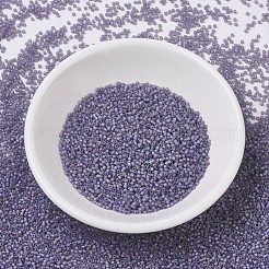 MIYUKIデリカビーズ  シリンダー  日本製シードビーズ  11/0  （db0870)マット透明ライトアメジストab  1.3x1.6mm  穴：0.8mm  約10000個/袋  50 G /袋&nbsp;SEED-X0054-DB0870