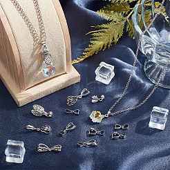 35Pcs 7 Styles Rack Plating Brass Ice Pick Pinch Bails&nbsp;KK-SC0005-60
