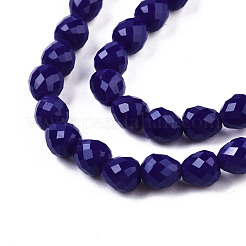 Opaque Solid Color Glass Beads Strands&nbsp;GLAA-N045-002-A01